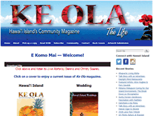 Tablet Screenshot of keolamagazine.com